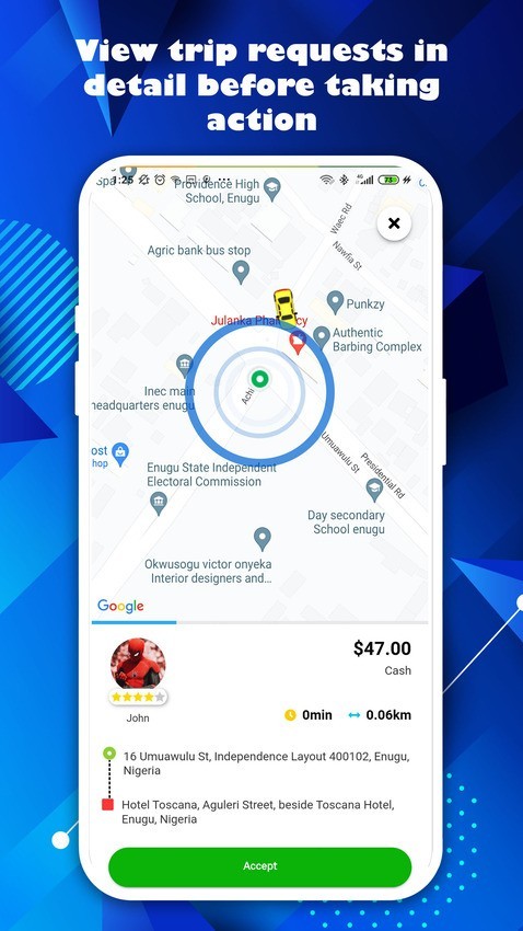 Dropio White Label Taxi Booking App | Android Ride-Hailing Software, Admin Panel