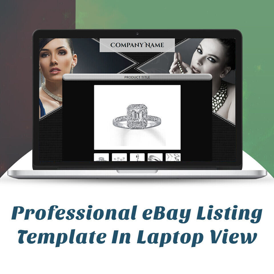 eBay Templates, eBay Auction Mobile Responsive html Templates 2019 for Jewelry