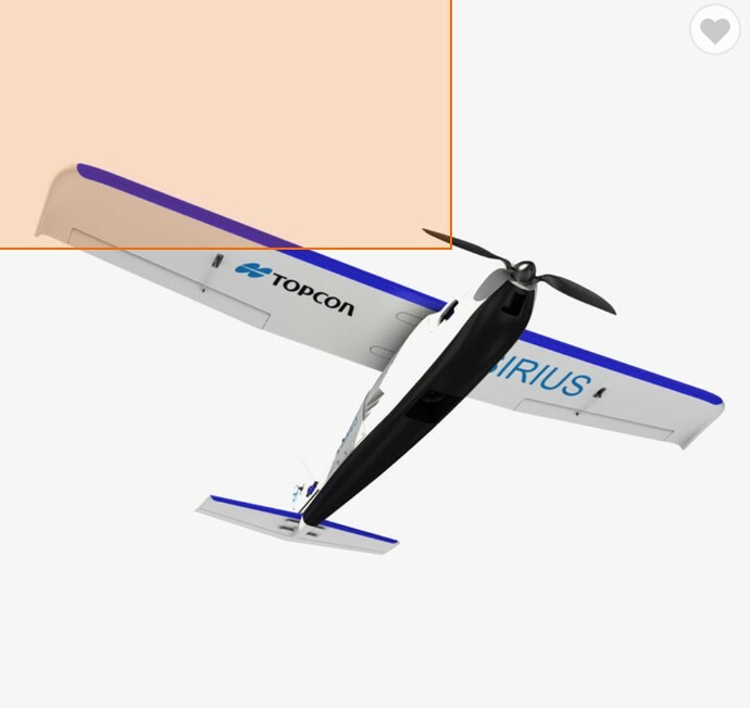 Sirius Pro UAV Fixed Wing Drone  Professional Grade for Surveying, Mapping   NEW