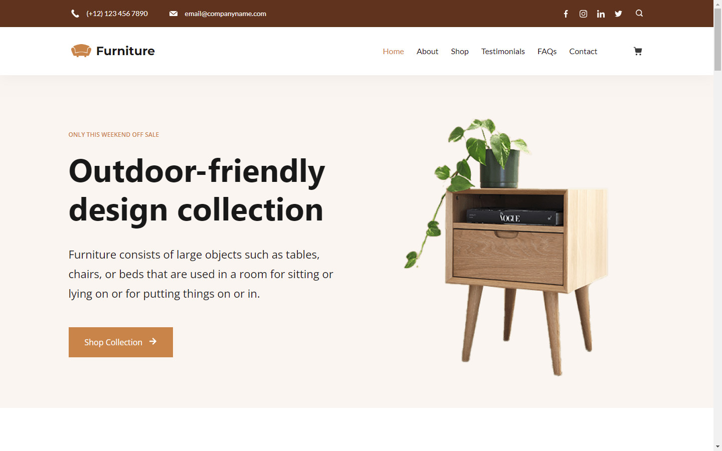 DFY Furniture Shop WordPress Theme