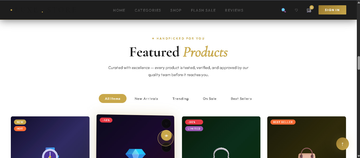 Responsive Ecommerce Dropshipping Store With Modern Design (Light Theme)