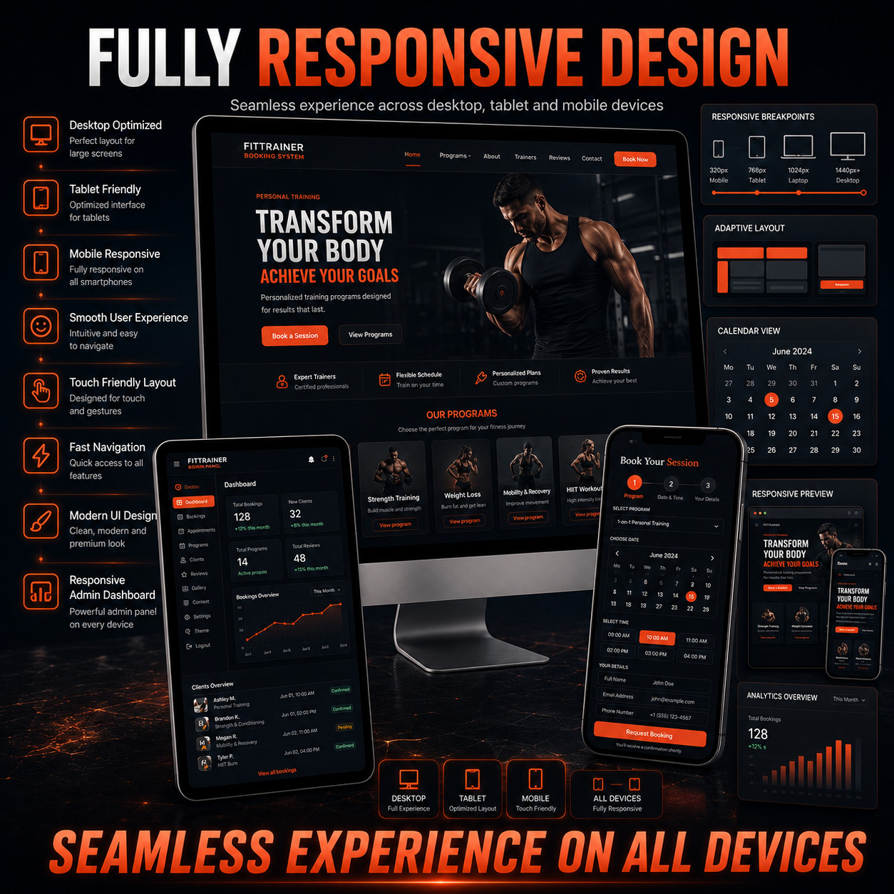 Automated Fitness Trainer Booking & Scheduling System — Full Launch Package with
