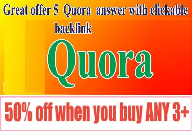 Promote Your Website With 5 HIGH QUALITY Quora Answers (Powerful SEO Backlinks)