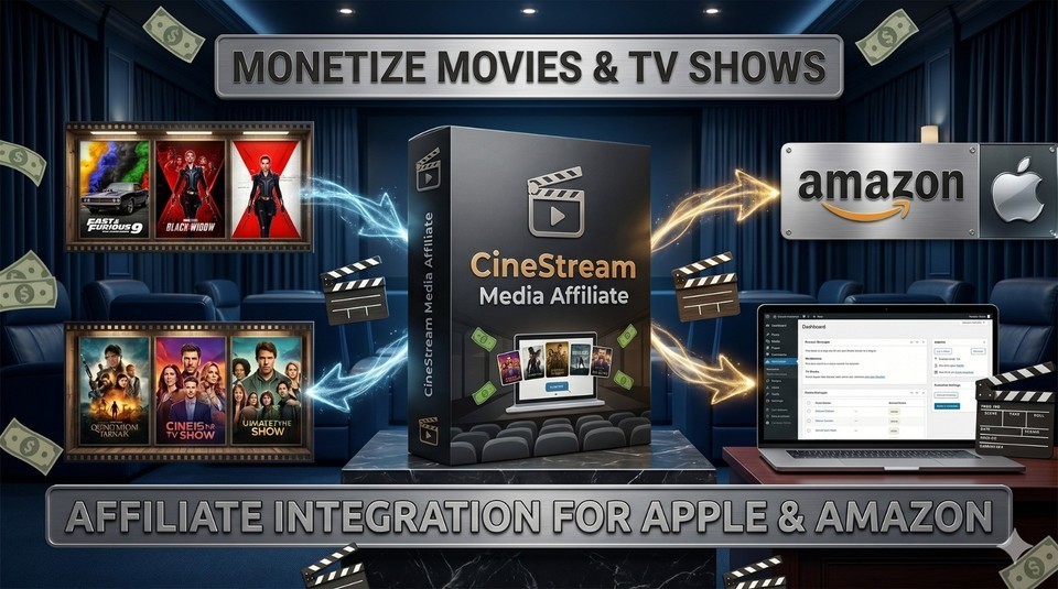 Automated Movie & TV Database WordPress Plugin – CineStream Media Affiliate