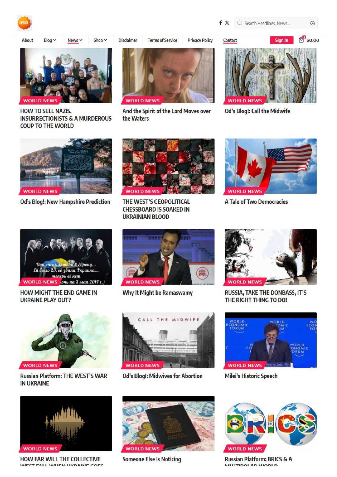 Online Store Cum News Website Automation By AI Tool WordPress Slider Theme Earn