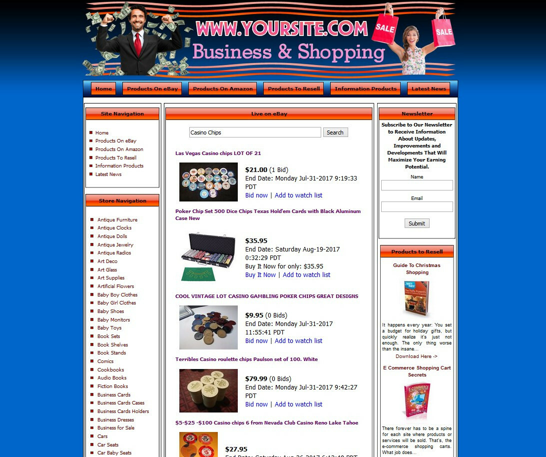 Money Making STORE – Top Online Affiliate Business Website – FREE Domain Support