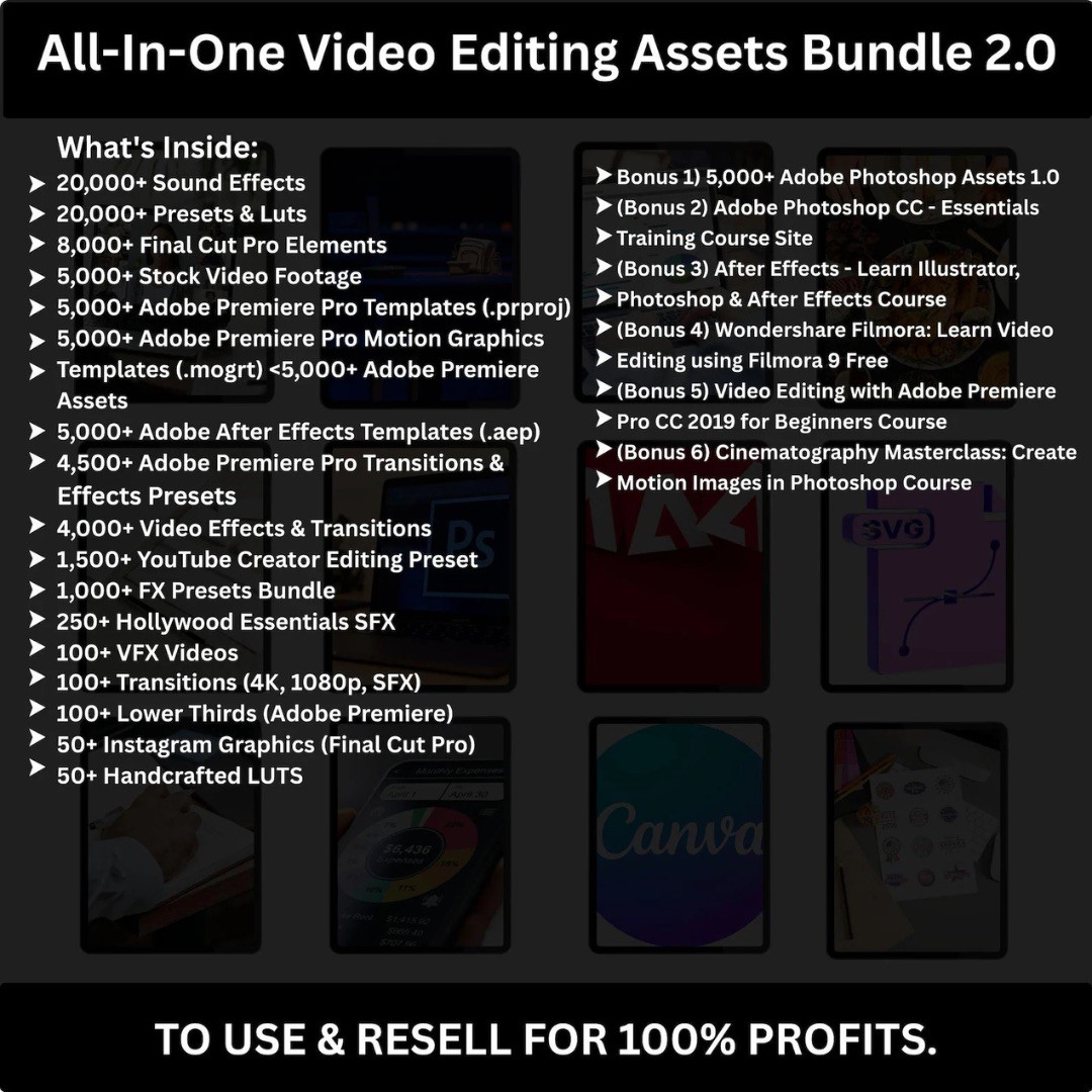 100M+ Digital Products Bundle: Planners, Ebooks, Reels & More for Resale 🎉