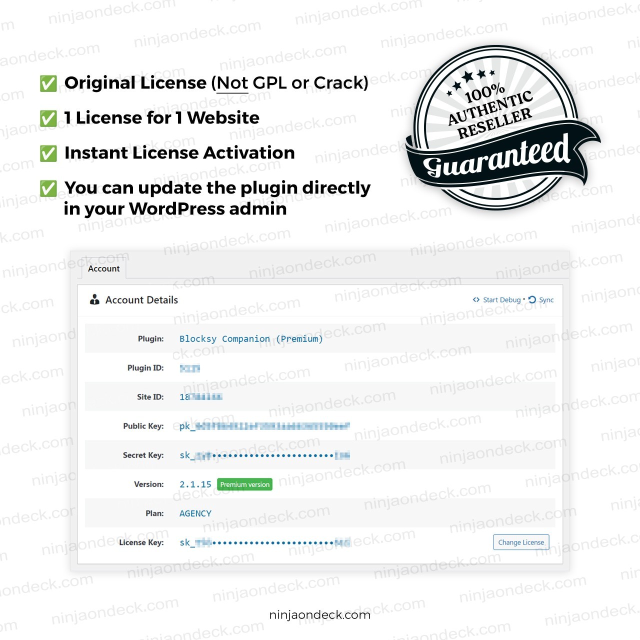 🥷 Blocksy Pro Official License ‒ Lifetime / 1-Year