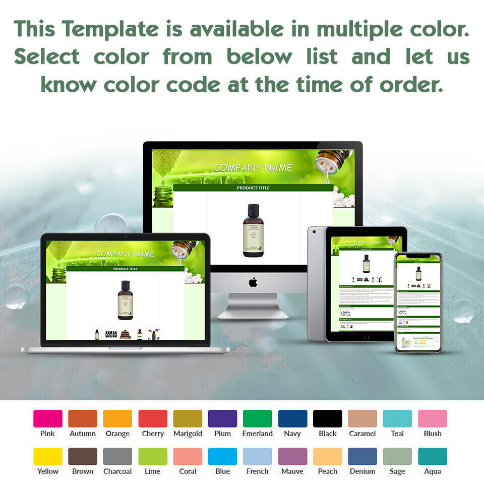 eBay Templates Mobile Responsive eBay Listing Auction Template for Medical