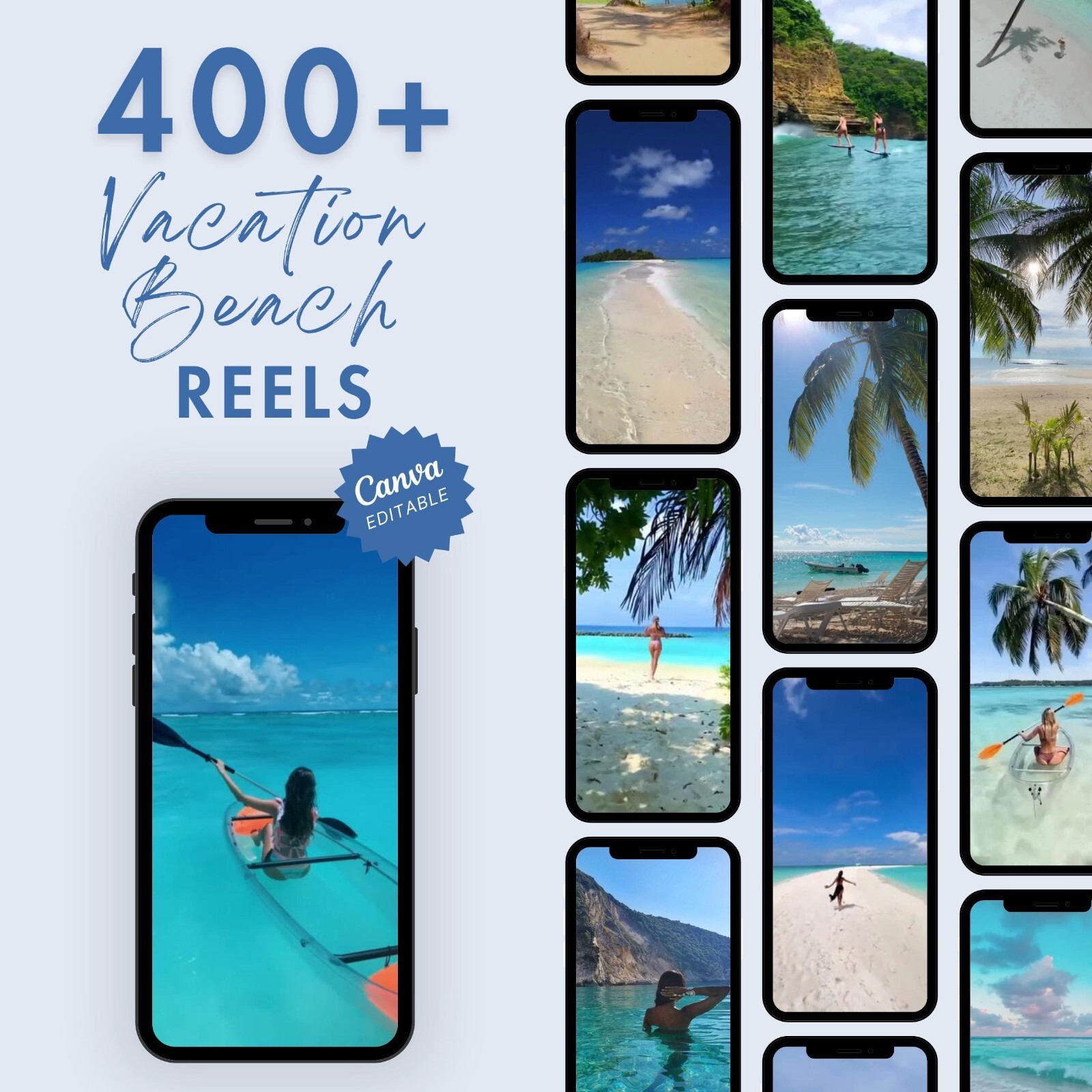 700+ Beach Vacation Reels & Photos with MRR Rights