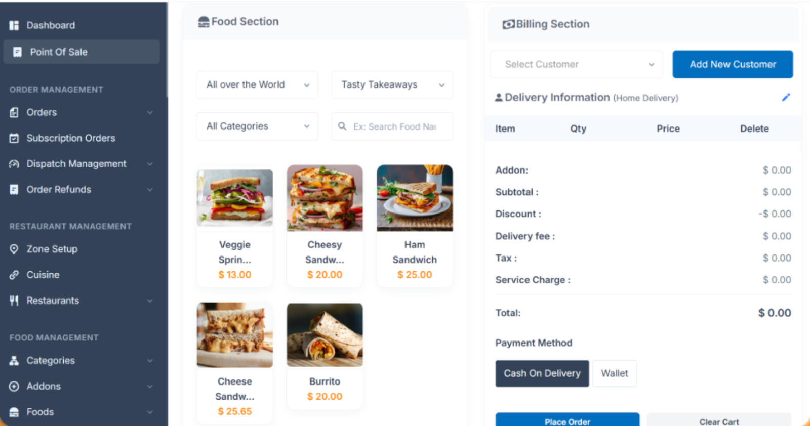 food and Restaurant website /mobile app ! INSTANT DELIVERY