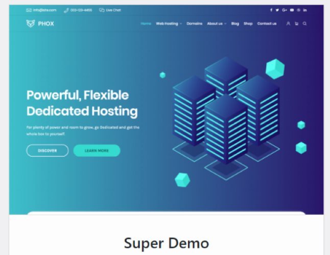 Phox Hosting EZ MadeSites WP Theme Turnkey Website Optional Reseller Hosting 2