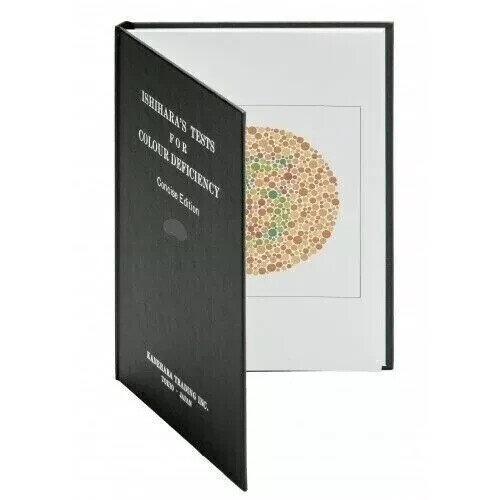 Ishihara Book 14 Plates Latest Edition And Near Vision Book (Hardcover) Occular