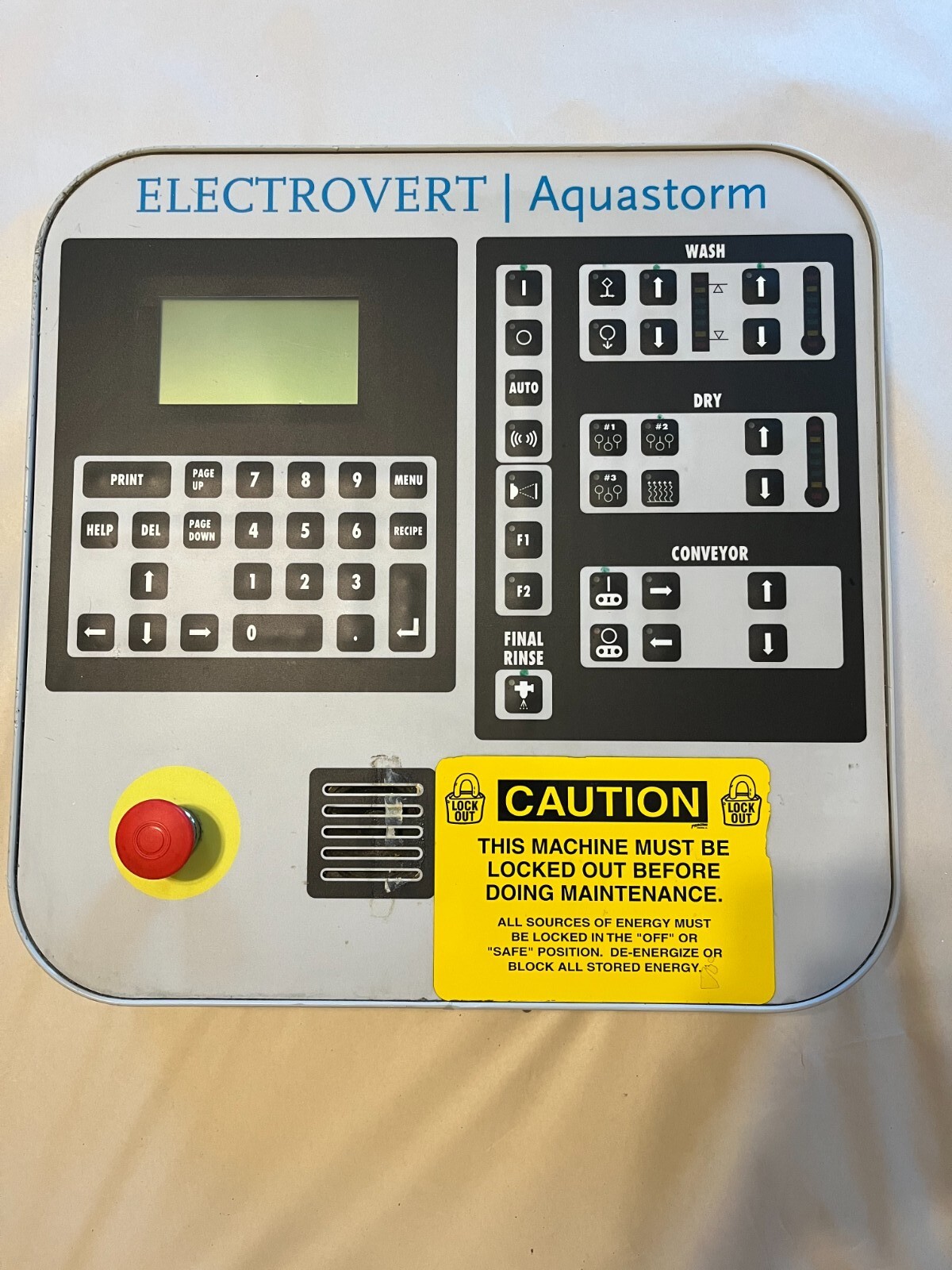 AS100/200 Aquastorm Board Control Panel 6-1860-123-04-1 and 6-1860-126-04-1