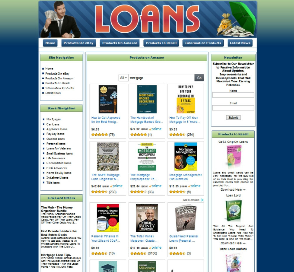 LOANS WEBSITE AMAZON STORE,GOOGLE ADSENSE EARNINGS. MAKE MONEY FROM HOME