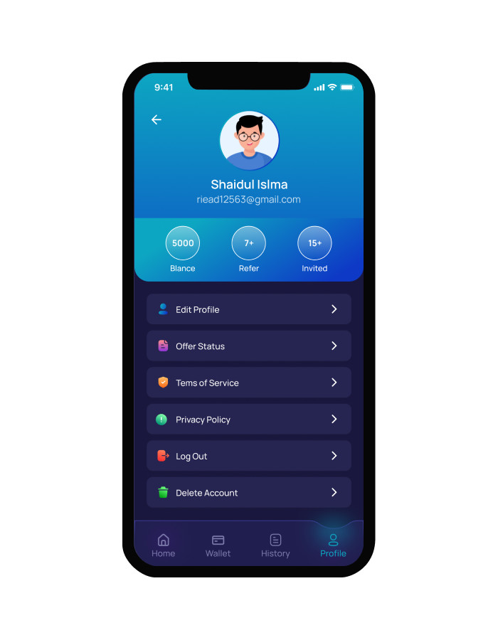 Earn Rocket – Flutter Rewards App + Admin Panel | Android & iOS Rewards Platform