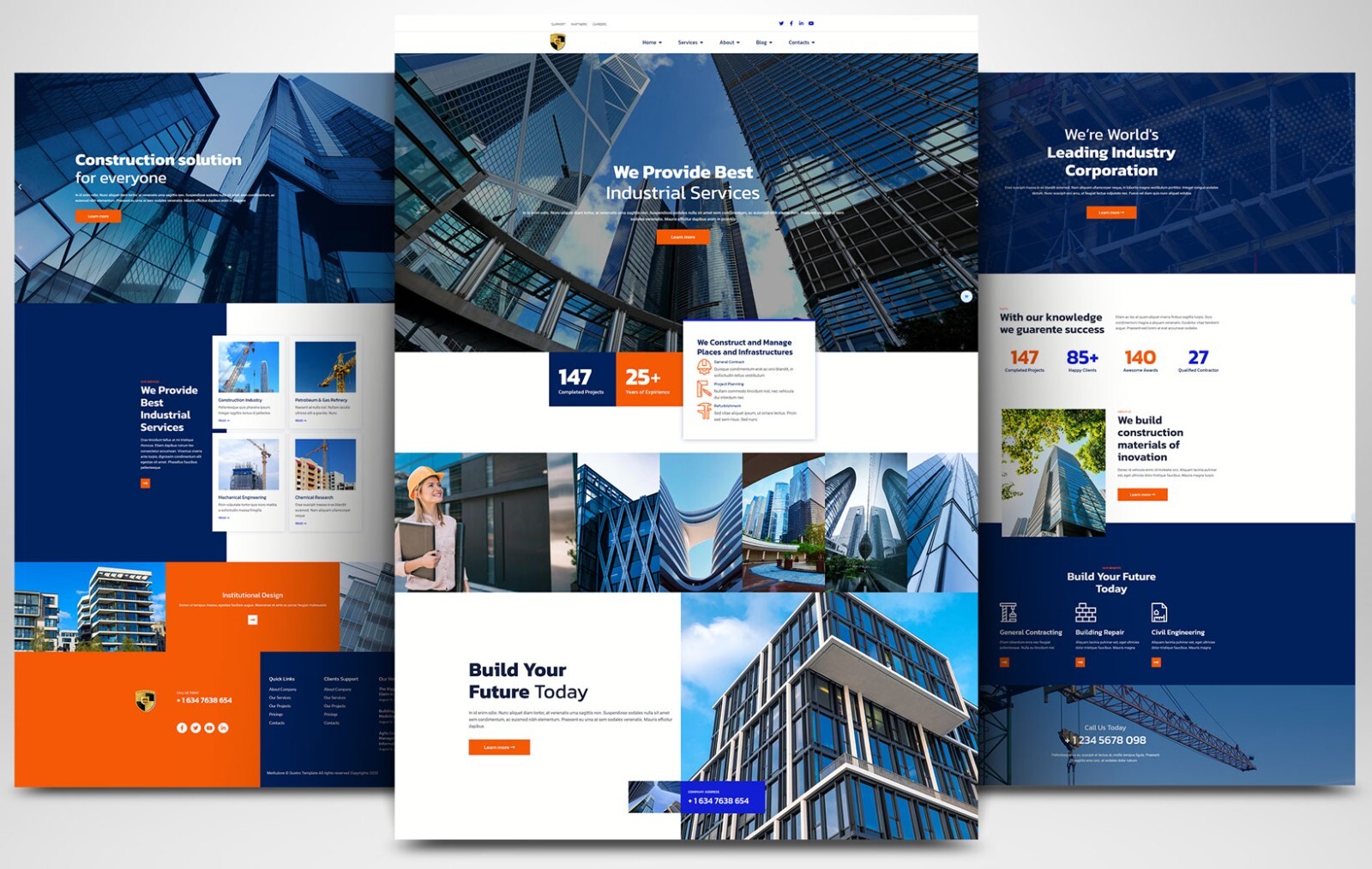 PRO WEBSITE FOR FIRM COMPANY AGENCY IN THE INDUSTRY & BUSINESS SECTOR WORDPRESS