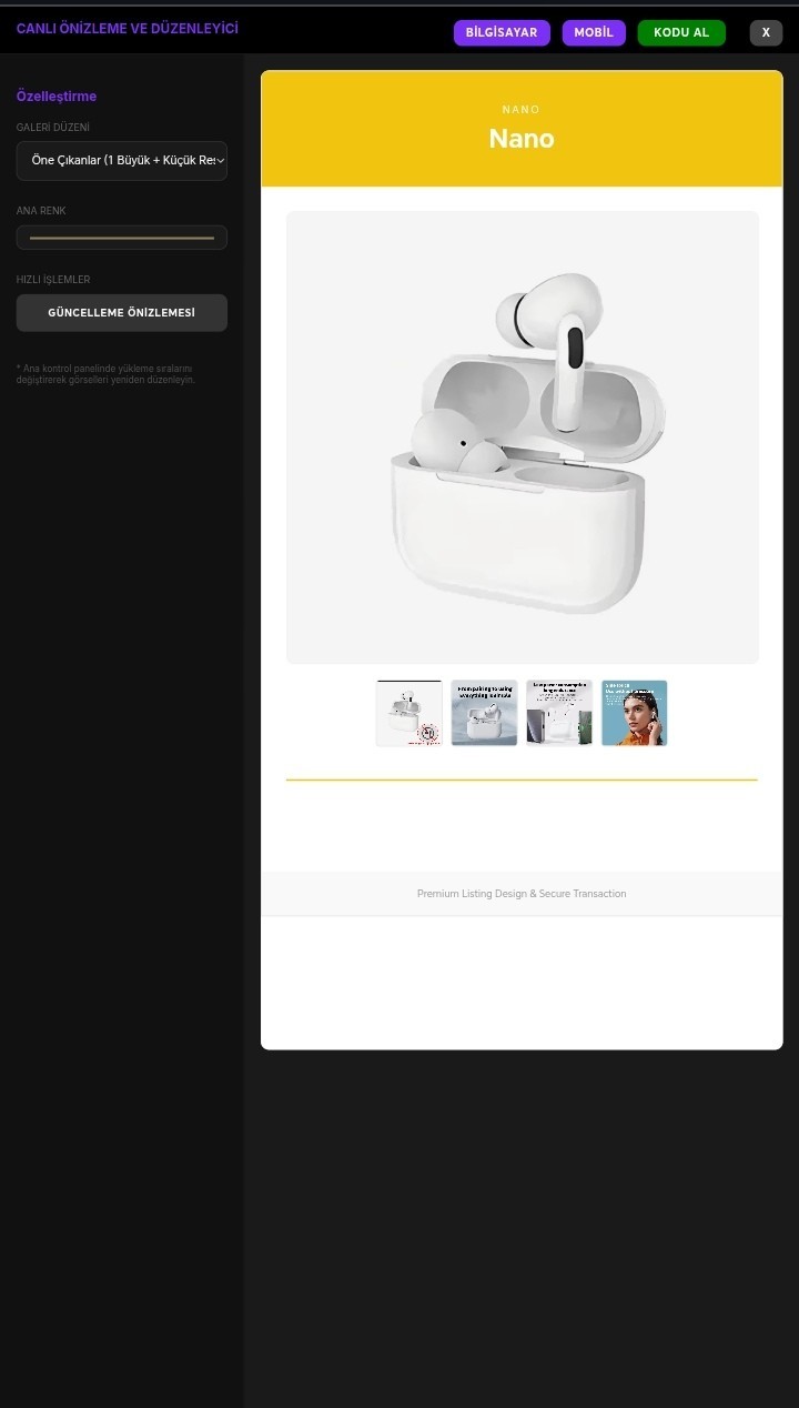 eBay HTML Template Builder QuickLister ULTRA Mobile Responsive Listing Design…