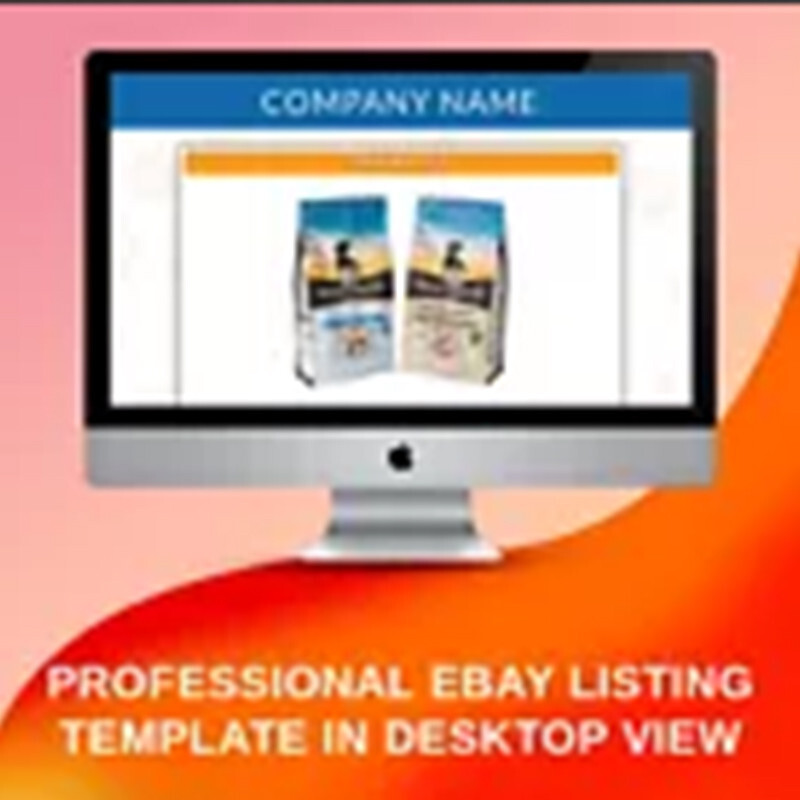 Template Listing eBay Mobile Responsive Design Professional 2019 HTTPS