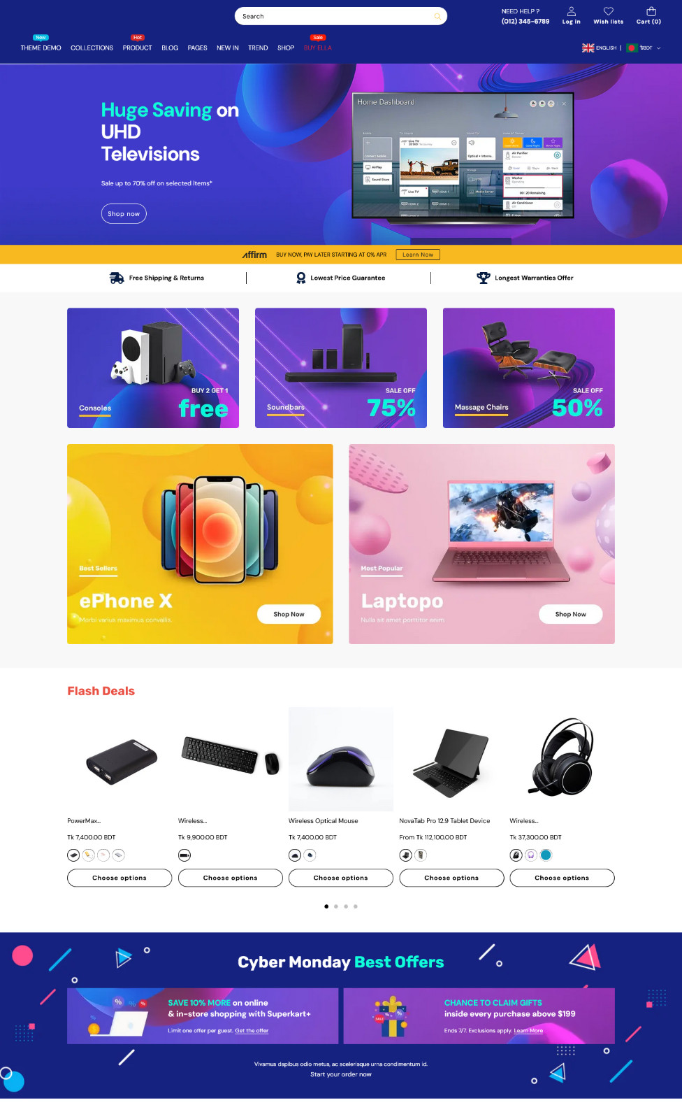 Ellium – Multipurpose Shopify Theme OS 3.0 | Responsive eCommerce Template
