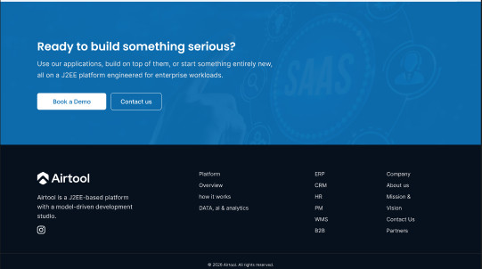 Enterprise Business Website Template | SaaS Landing Page | ERP CRM Platform