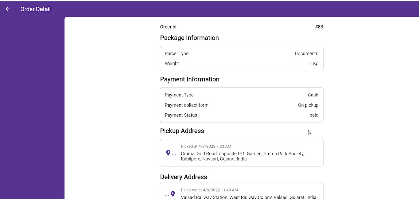 Drovia – On-Demand Delivery System Flutter App | Android + iOS | Admin Panel