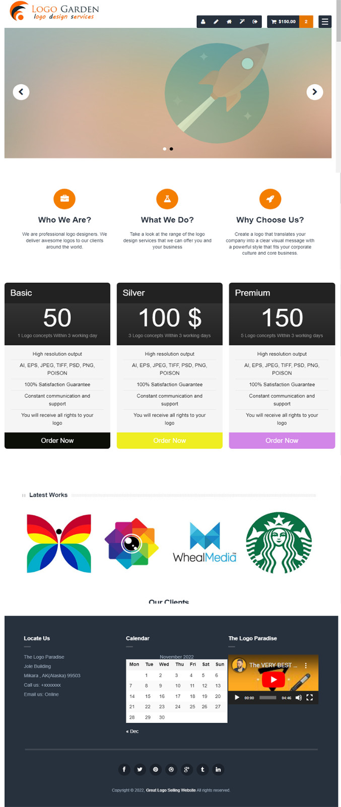 Make Money – Professional Logo Reseller / Outsource Website Free Hosting / setup
