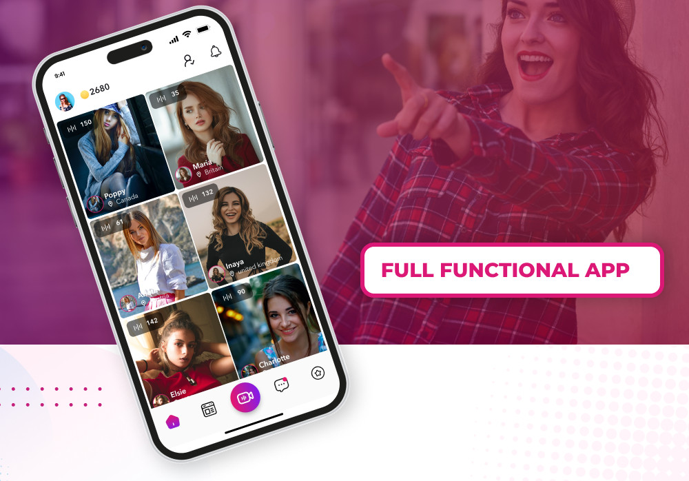 Tivio Flutter Social Media App | Live Streaming Video Call Chat | Android + iOS