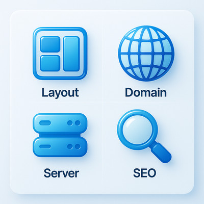 5 Page Business Website Design – Custom Built, Hosting & SEO Included