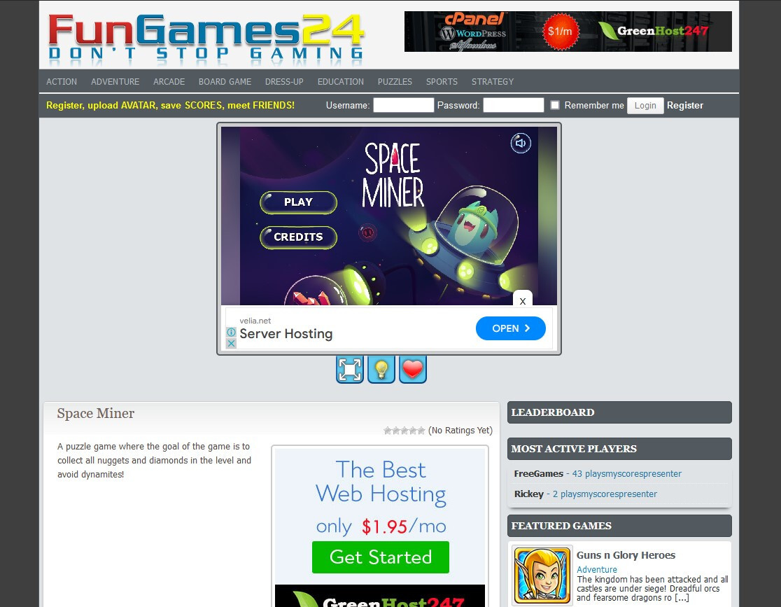 Online GAMES WebSite + Preloaded + Free Hosting