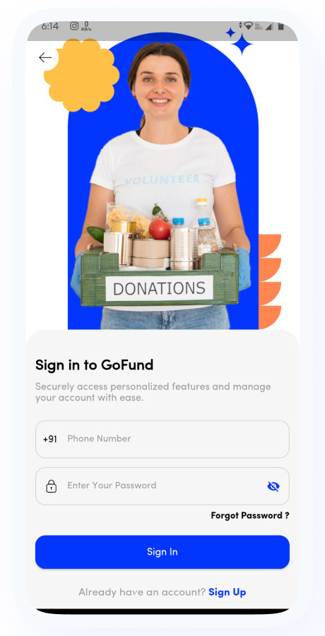 GiveFund Flutter Fundraising App | Donation, Crowdfunding Platform + Admin Panel