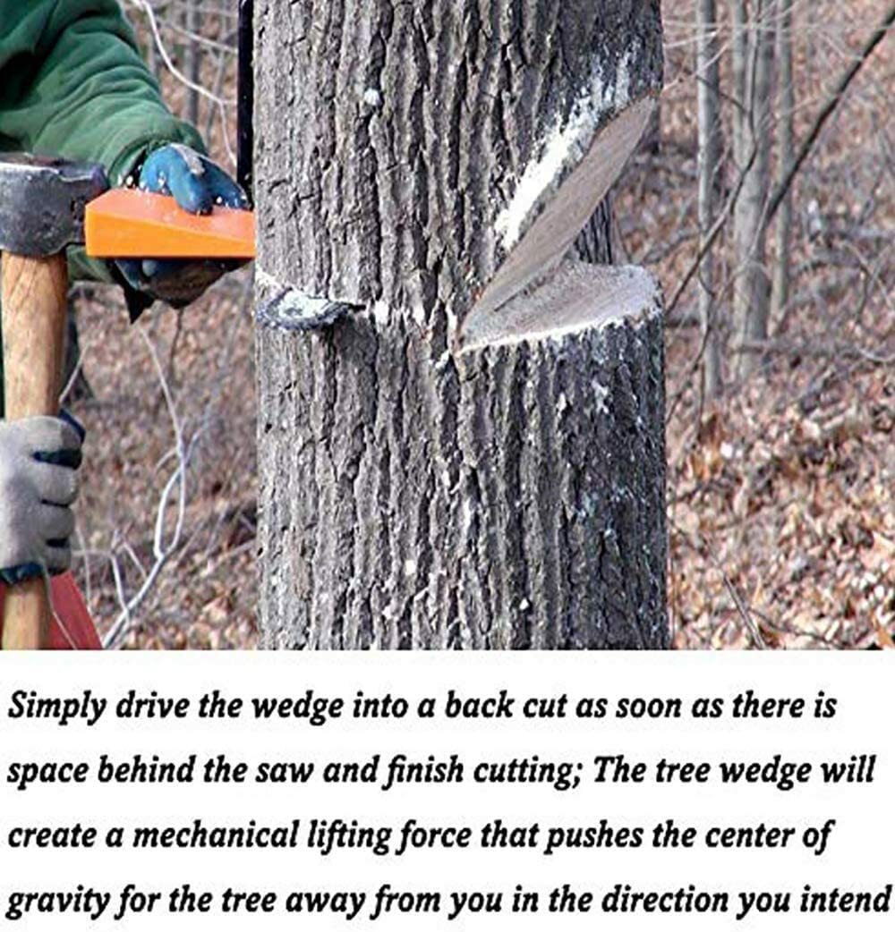 12-5.5 ” USA HARD logging Felling Bucking Tree Forestry Falling Spiked Wedges Y