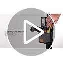 Ergodyne Squids 5543 Barcode Scanner Holder Mount for Forklift – Small Gray