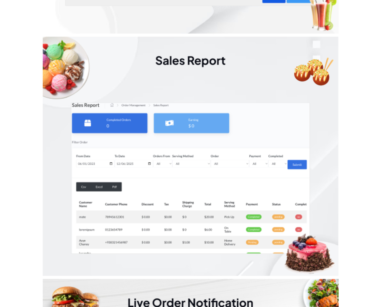 Restaurant Menu, Online Ordering, Website – Done-for-You, Mobile-First | 1 Year