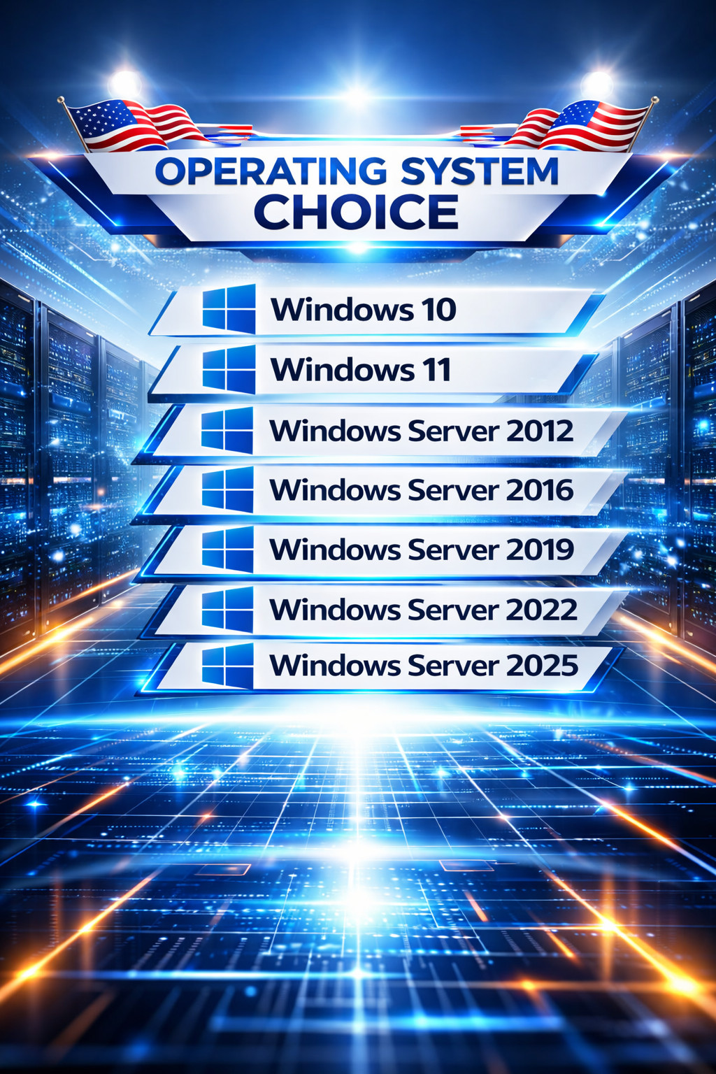 USA Windows VPS RDP Server 12GB RAM 200GB SSD Fast Remote Desktop Hosting