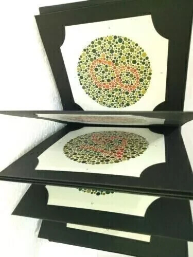 Ishihara Book 14 Plates Latest Edition And Near Vision Book (Hardcover) Occular