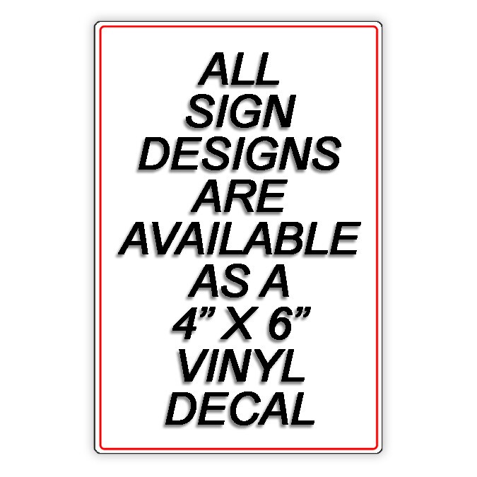 Don’t Leave Packages In Front Of Outward Moving Gate Sign Or Decal 6 SIZES I303