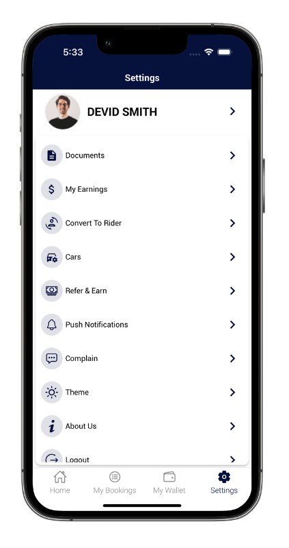 Exicore Taxi Mobile App | React Native Ride Booking Solution | Android & iOS