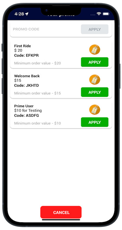 Exicore Taxi Mobile App | React Native Ride Booking Solution | Android & iOS