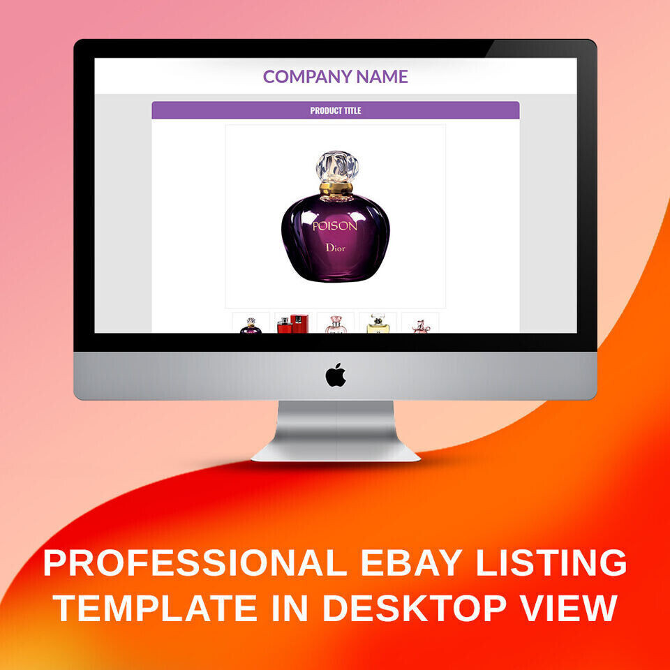 New eBay Mobile Responsive Template Auction Listing Professional HTTPS 2025