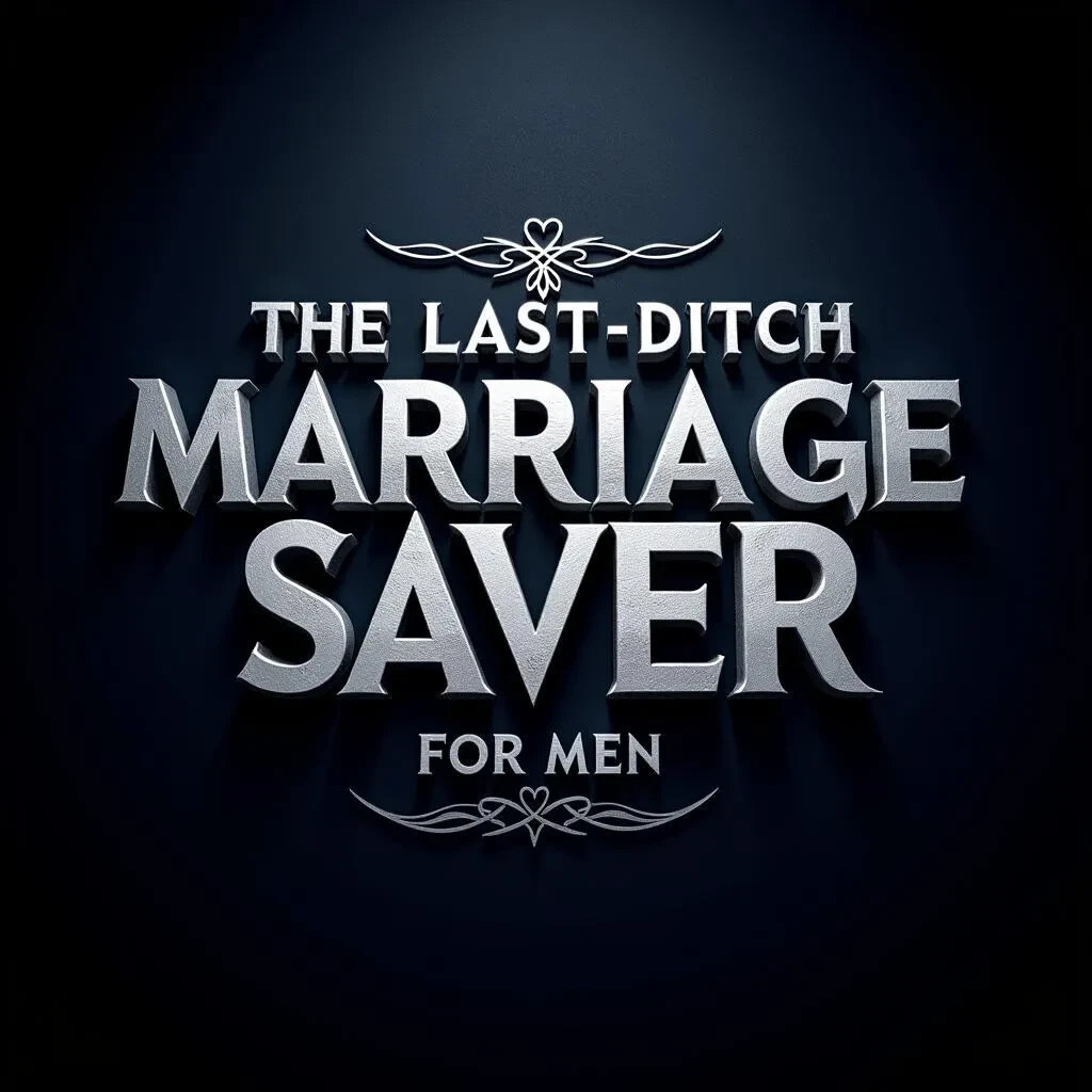 The Last-Ditch Marriage Saver for Men: Reignite Love, Trust & Respect