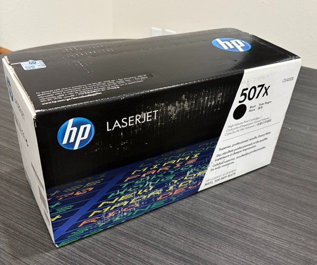 HP 507X Black High-Yield Toner Cartridge Works LaserJet M551, MFP M575