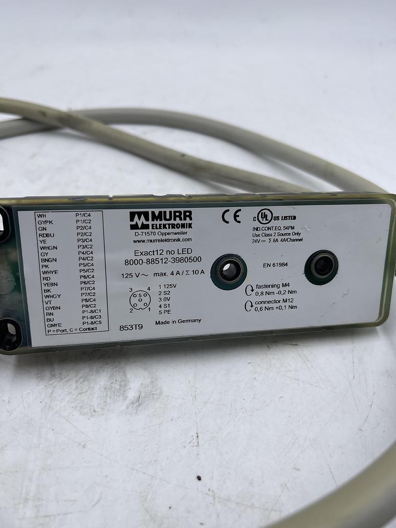 Murr Electronik D-71570, 8000-88512-3980500