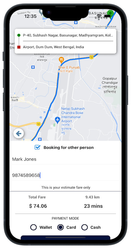 Exicore Taxi Mobile App | React Native Ride Booking Solution | Android & iOS