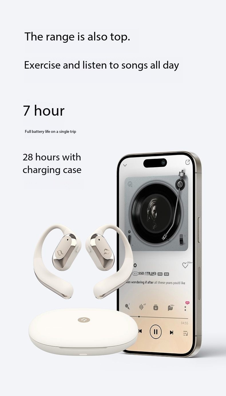 SHEYIN X60 bone conduction Bluetooth headset, hanging ear style