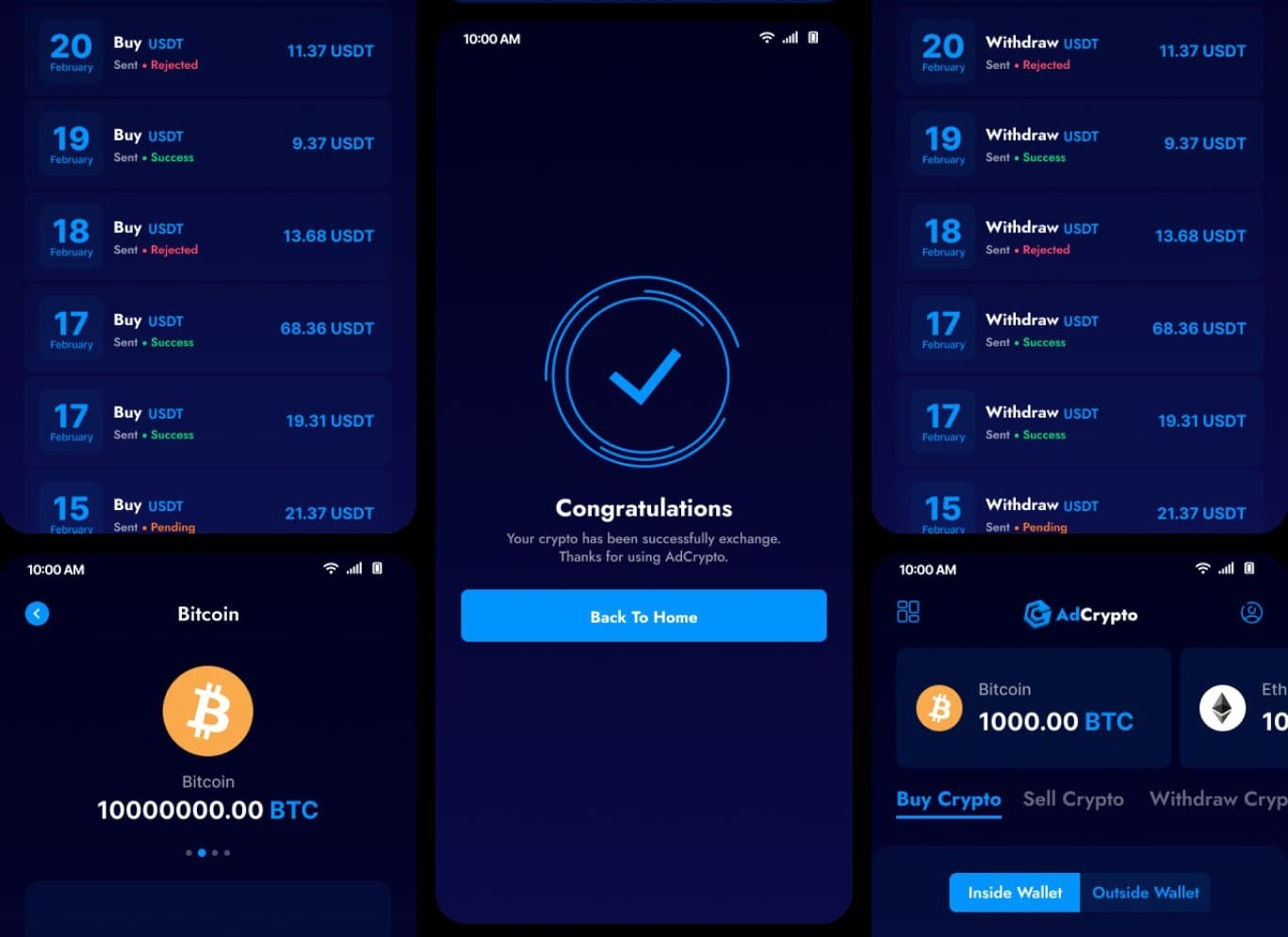 CoinExchange – Crypto Exchange Buy Sell Platform Flutter App Solution + Laravel