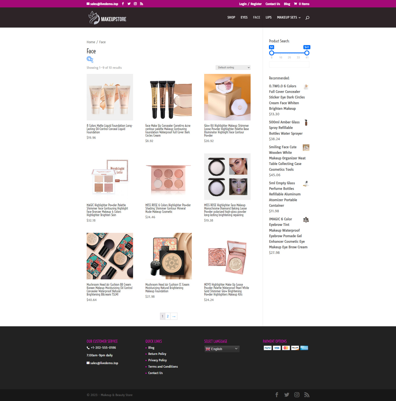 Makeup Dropshipping Store | Turnkey Dropship Business Website