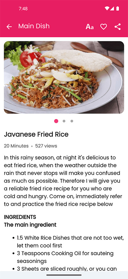 Recipio – Recipe Android App + PHP Admin Panel | Mobile Application |