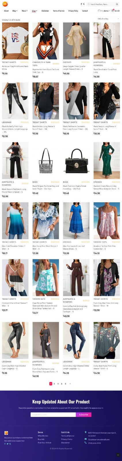 Online Store Cum News Website Automation By AI Tool WordPress Slider Theme Earn