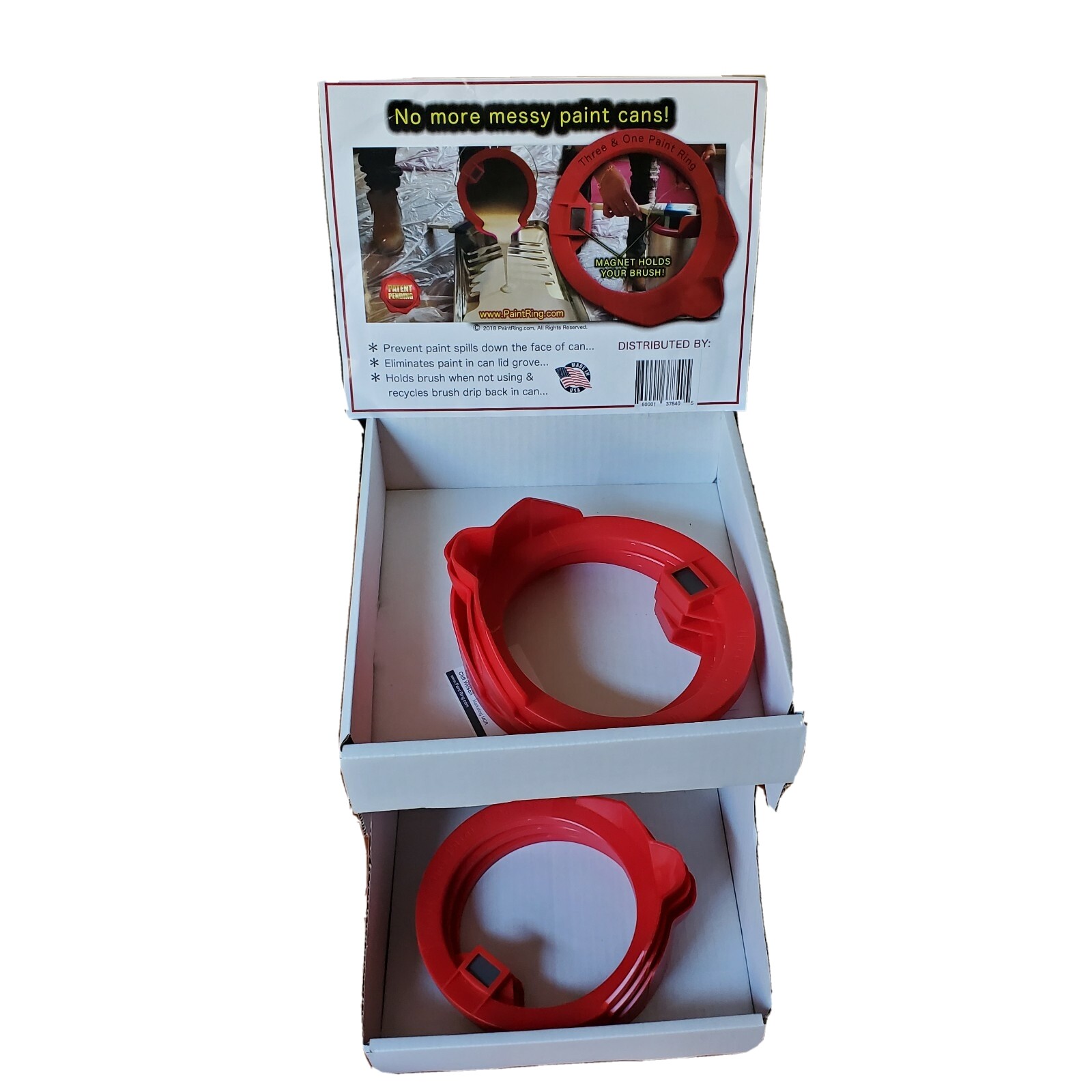 3 in 1 Pour N Paint Ring Painting Product Invention & U.S. Patent For Sale